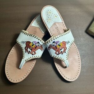 Racetrack embroidered Jack Rogers